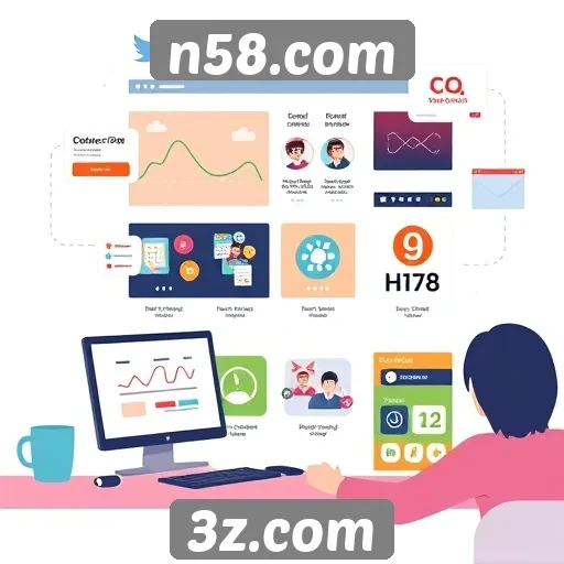 novas funcionalidades interativas no site n58.com