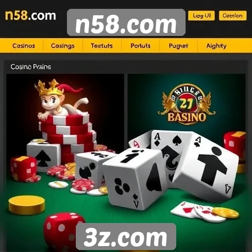 n58.com oferece jogos de cassino variados